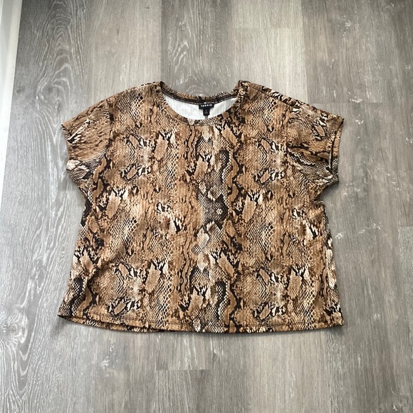 torrid Tops - Torrid Ribbed Snake Print Top